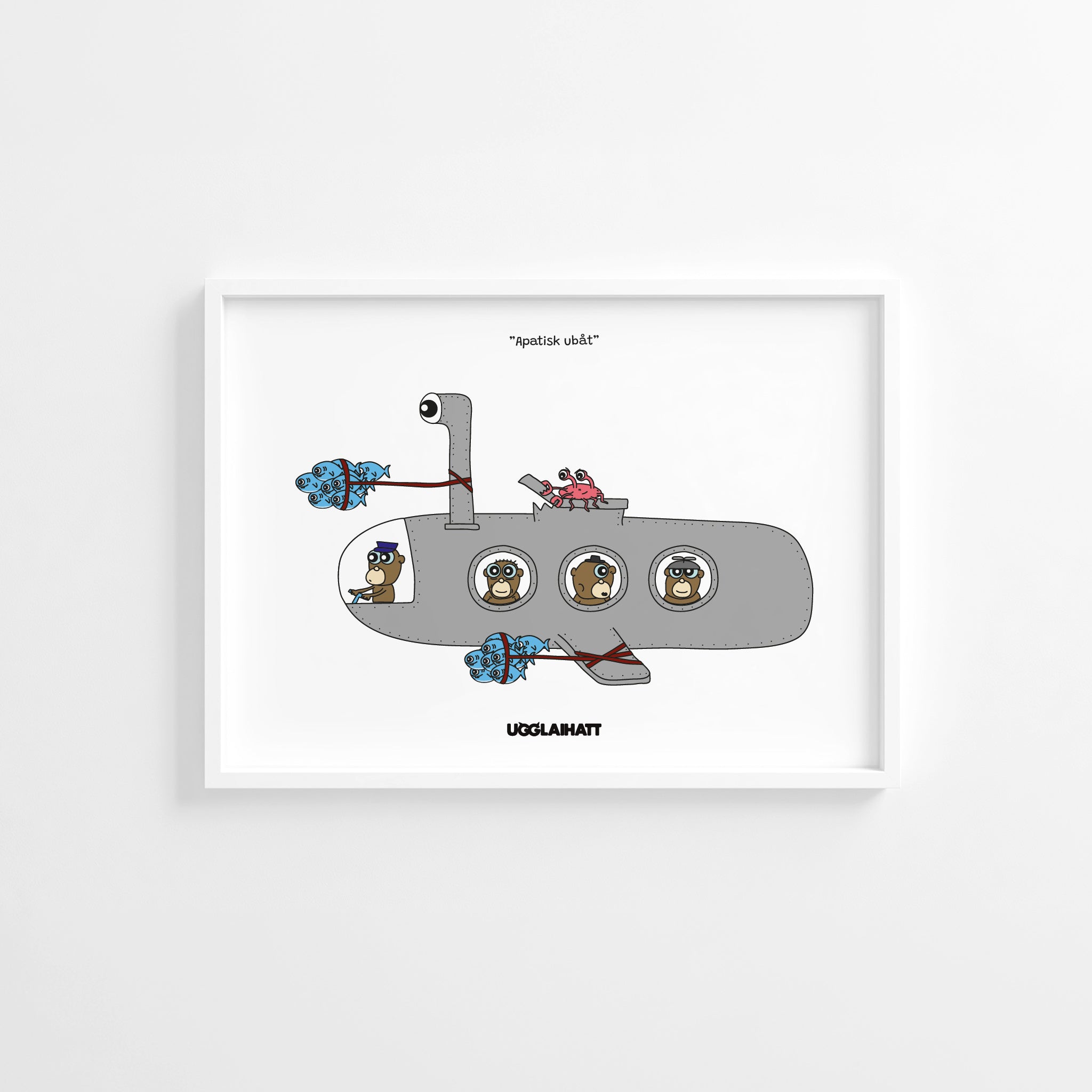 Poster A3 | Apatisk ubåt