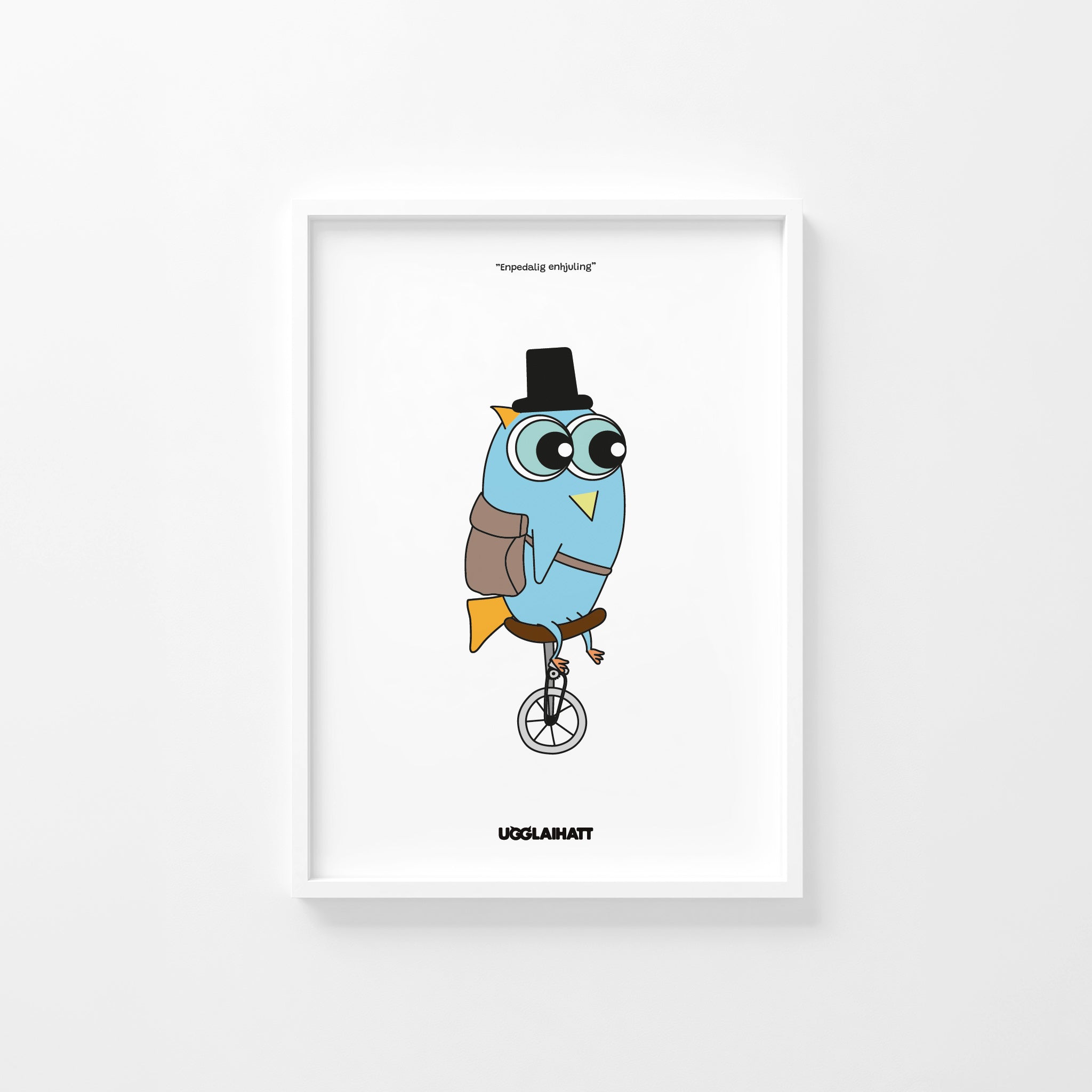 Poster A3 | Enpedalig enhjuling