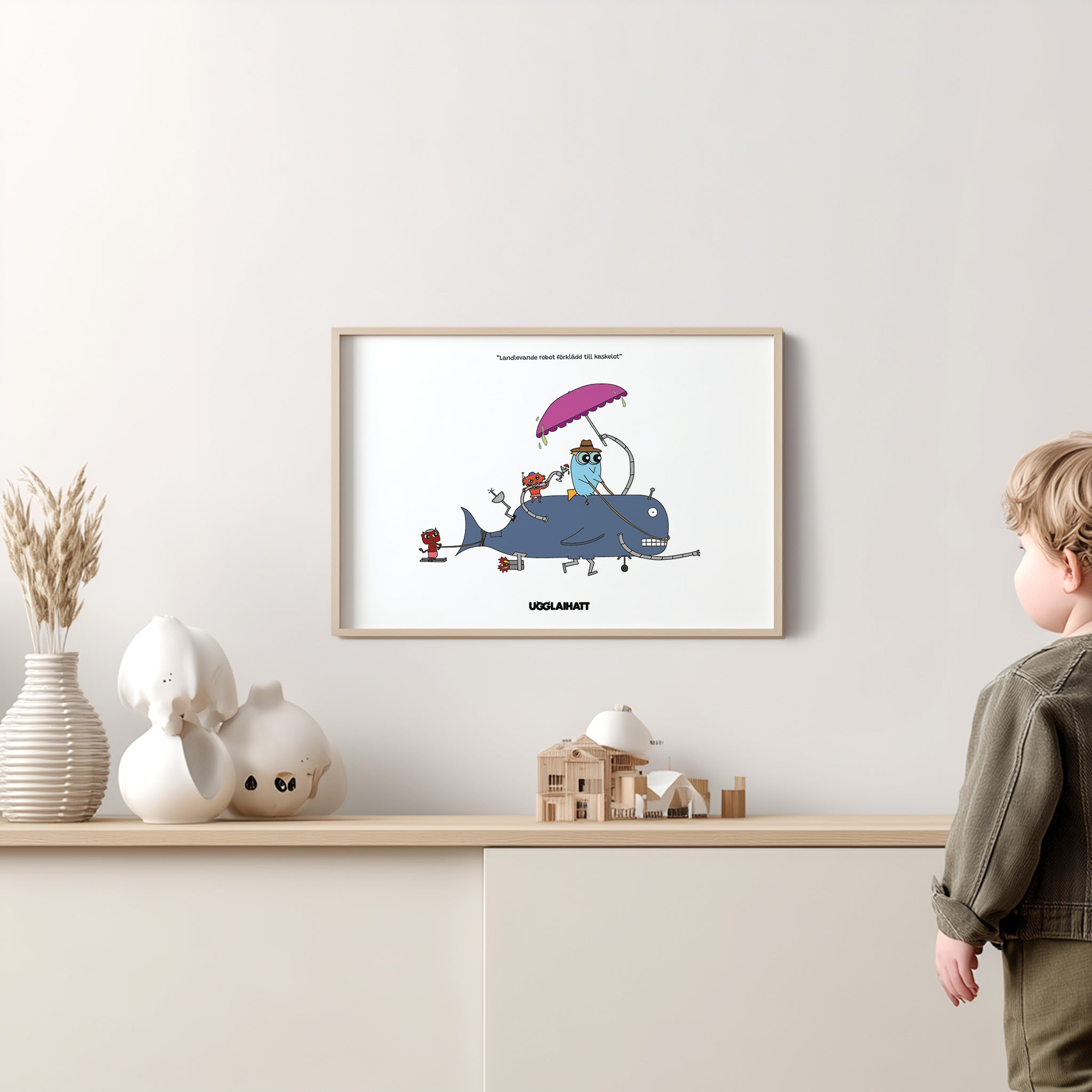 Poster A3 | Robot förklädd till kaskelot