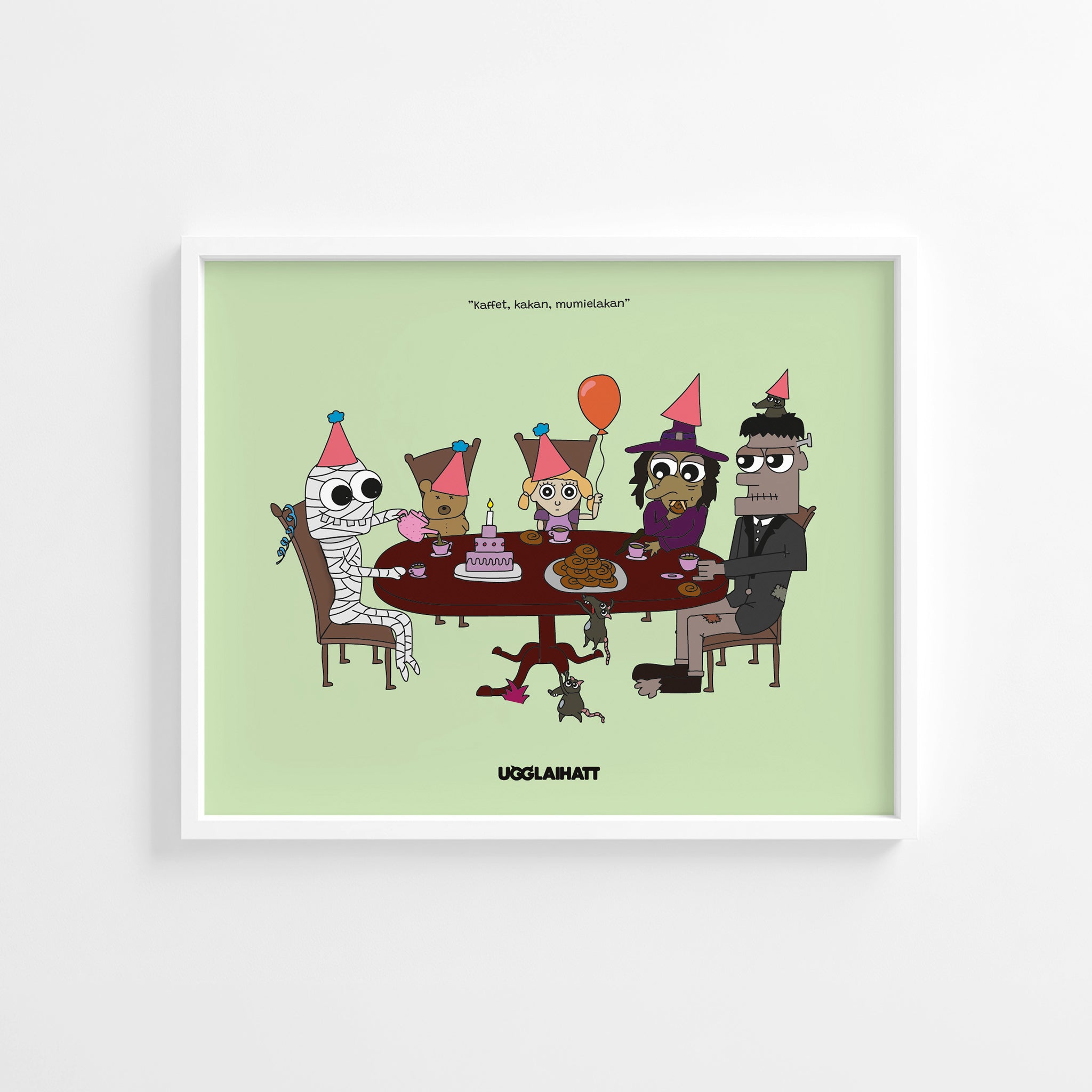 Poster 50x40 | Kaffet, kakan, mumielakan