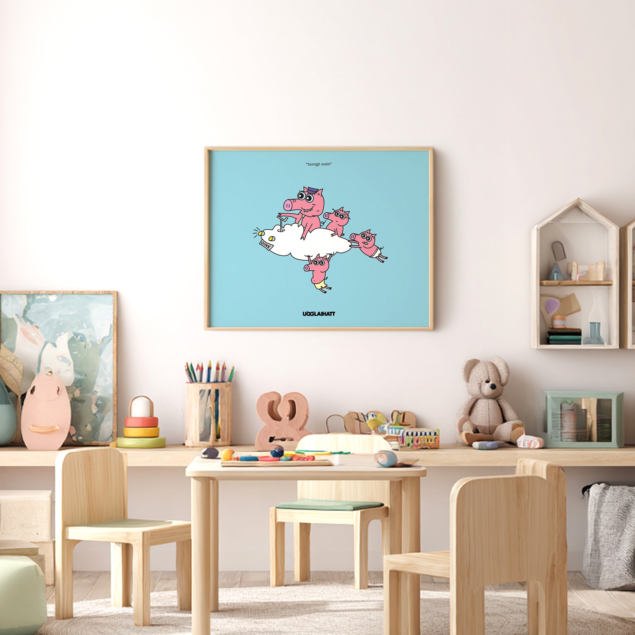 Poster 50x40 | Svinigt Moln