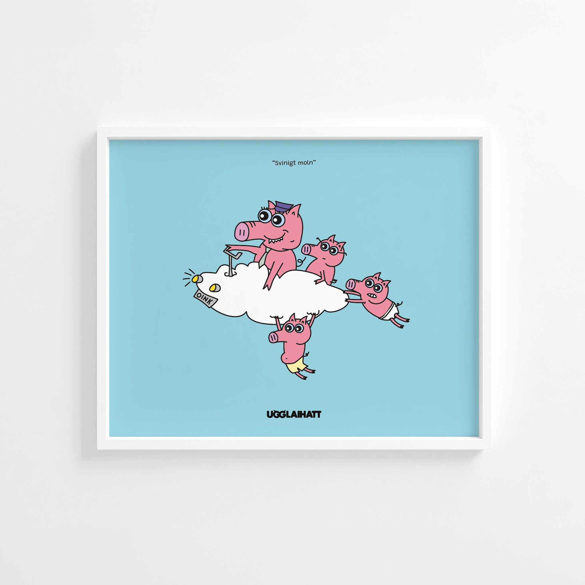 Poster 50x40 | Svinigt Moln