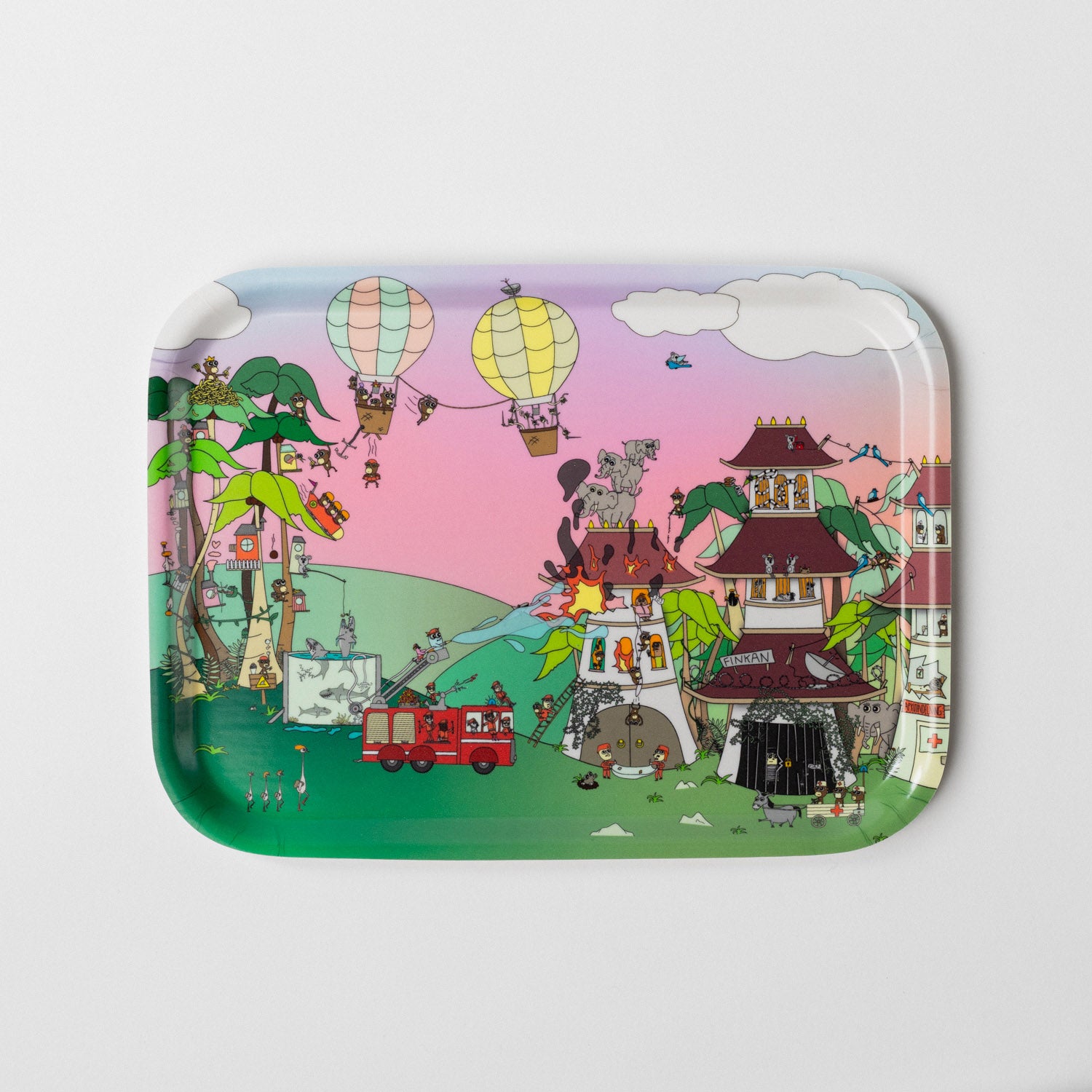 Bricka 27x20 cm | Banankungens profetia