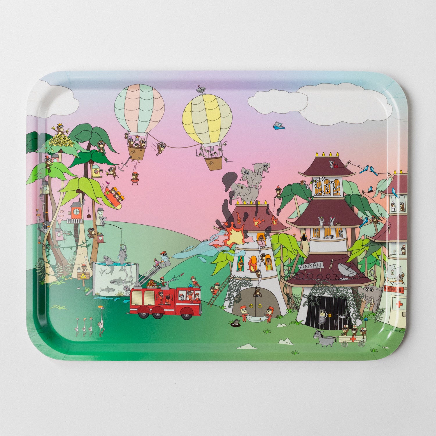 Bricka 43x33 cm | Banankungens profetia