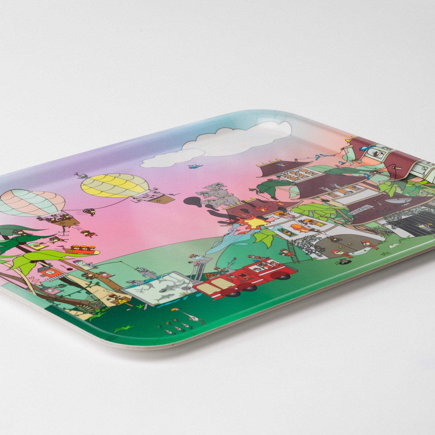 Bricka 43x33 cm | Banankungens profetia