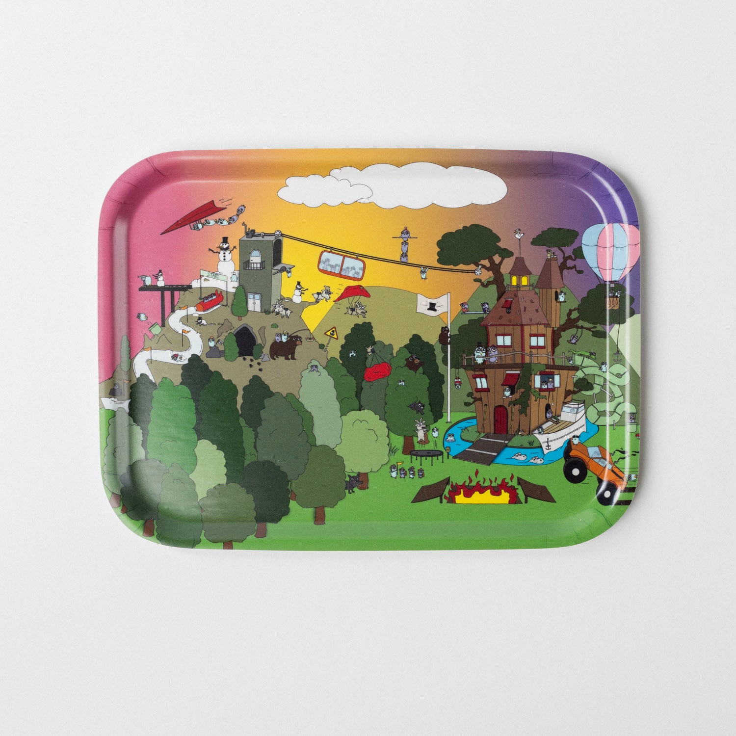 Bricka 27x20 cm | Uggla i Hatts holk