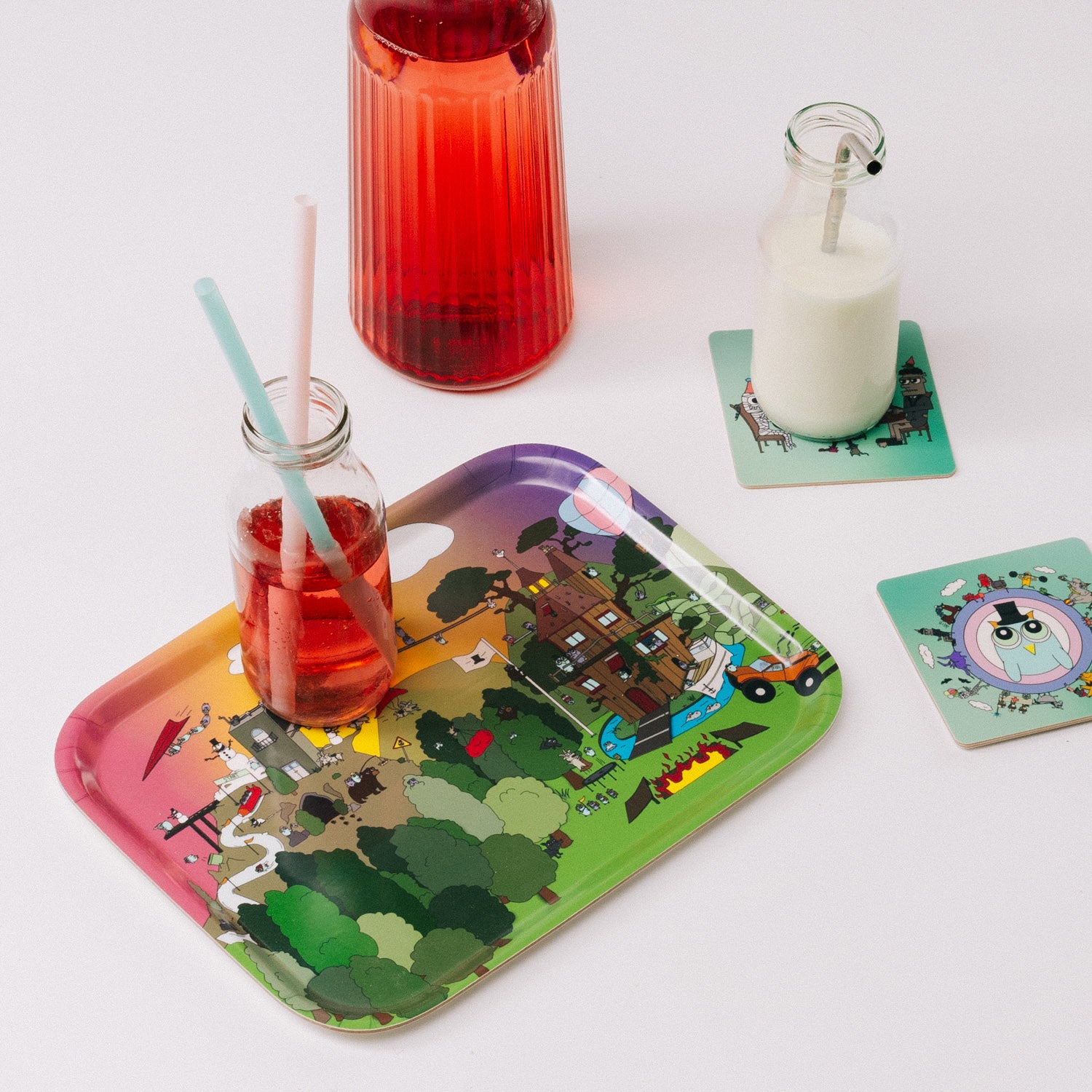 Bricka 27x20 cm | Uggla i Hatts holk