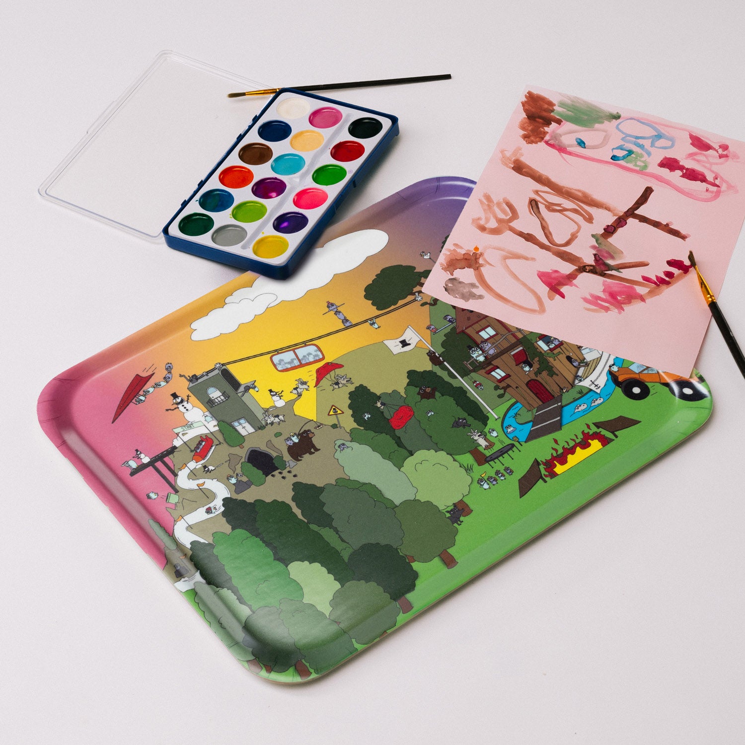 Bricka 43x33 cm | Uggla i Hatts holk