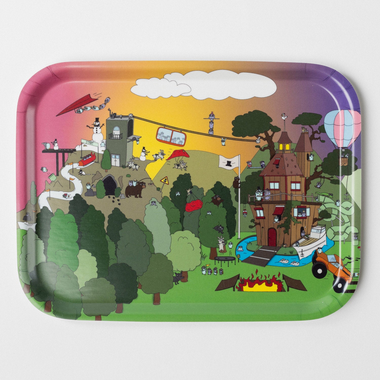 Bricka 43x33 cm | Uggla i Hatts holk