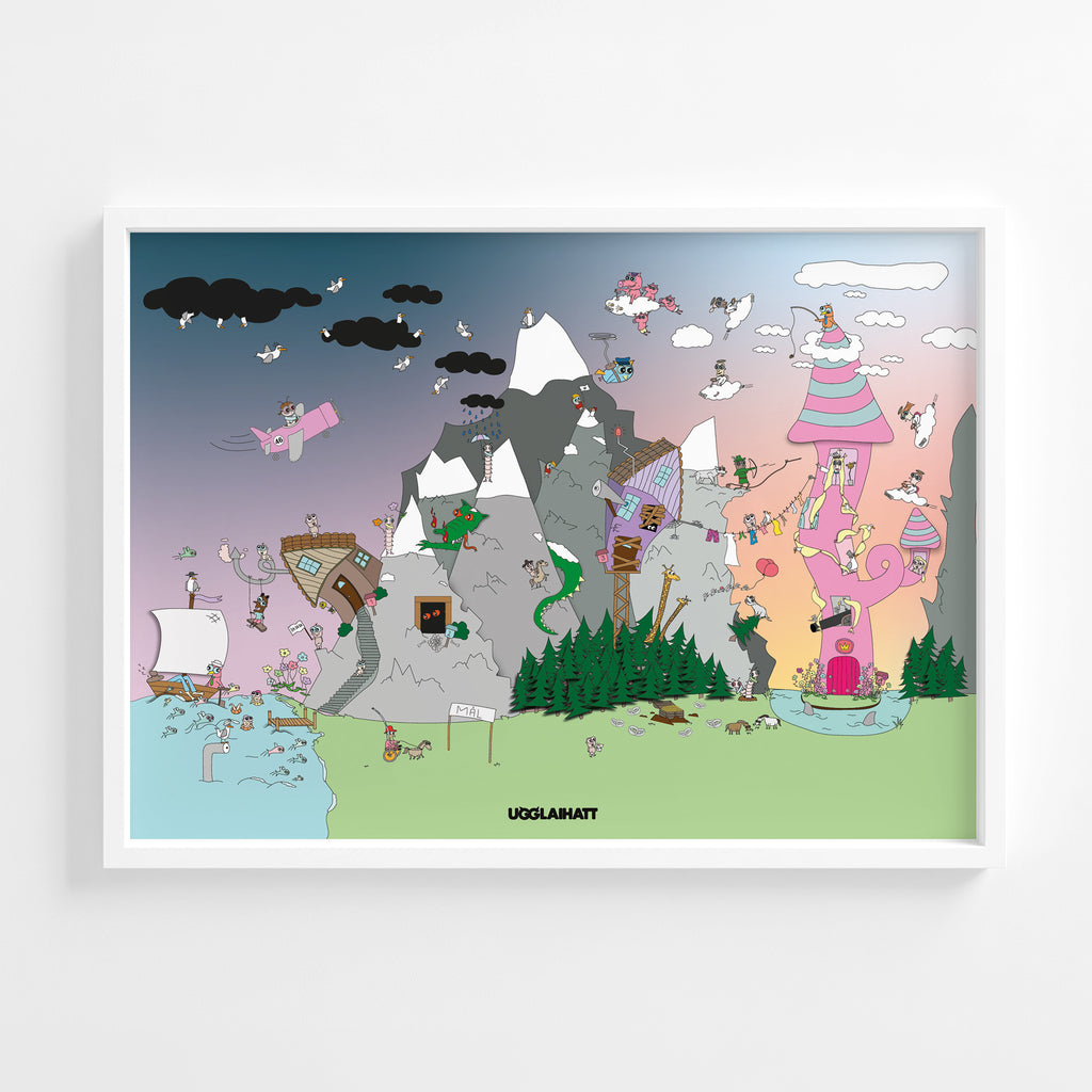 Poster 50x70 | Om grisar kunde flyga
