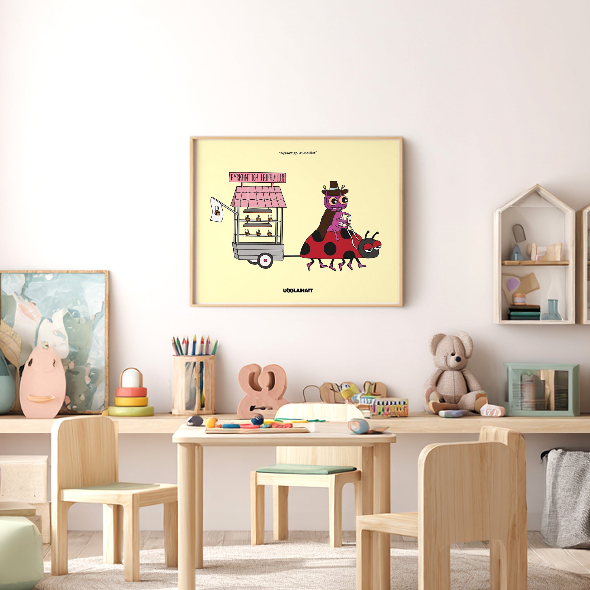 Poster 50x40 | Fyrkantiga Frikadeller