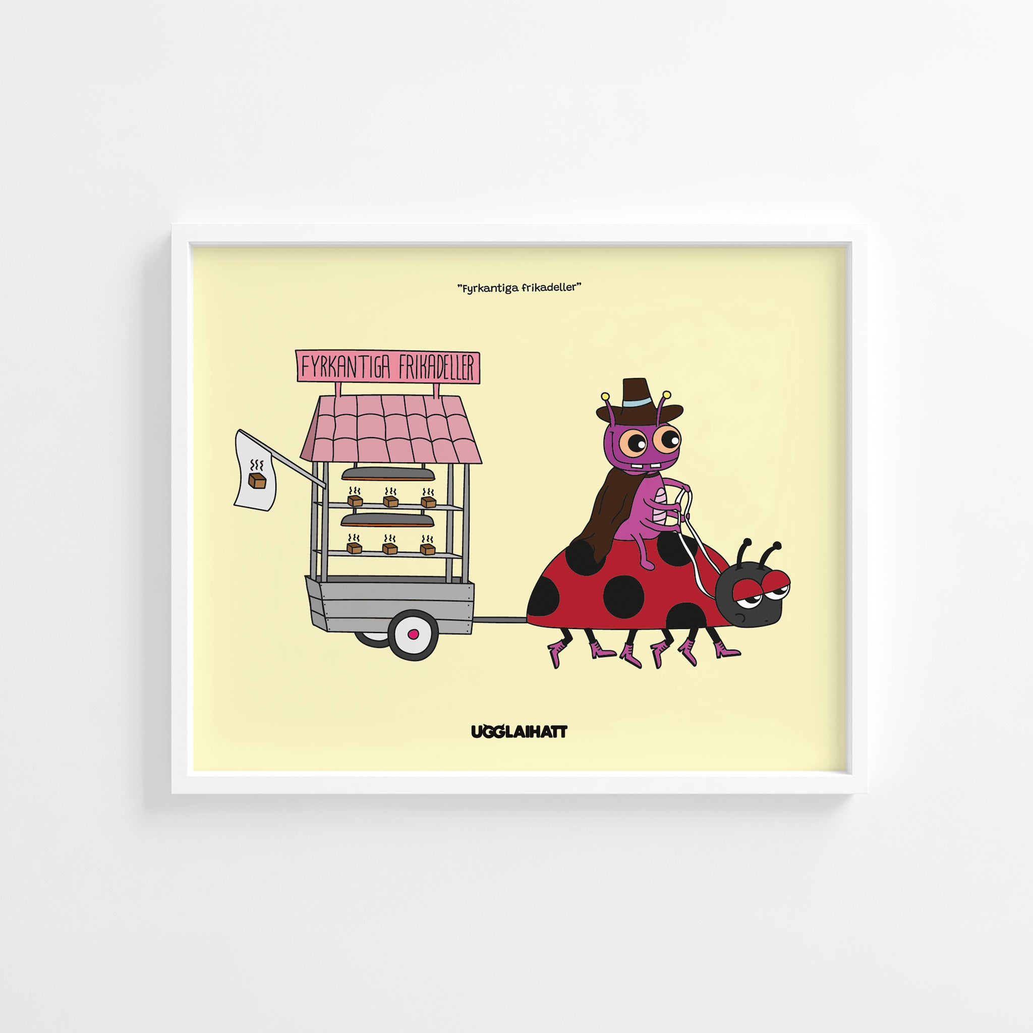 Poster 50x40 | Fyrkantiga Frikadeller