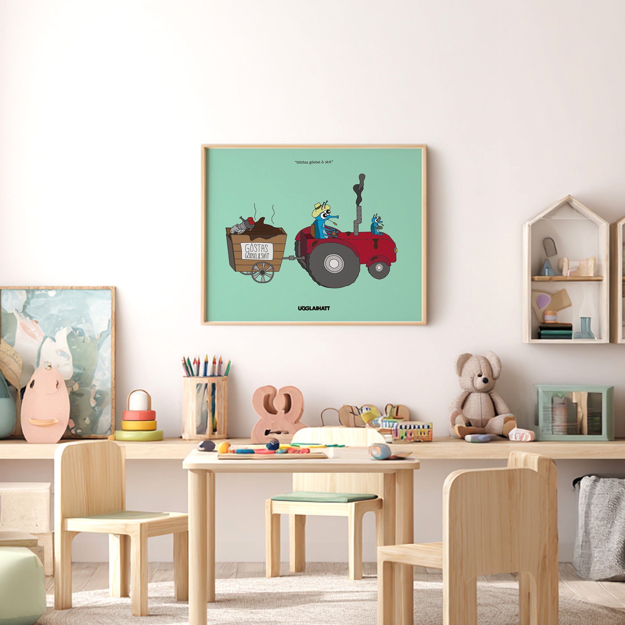 Poster 50x40 | Göstas gödsel & skit