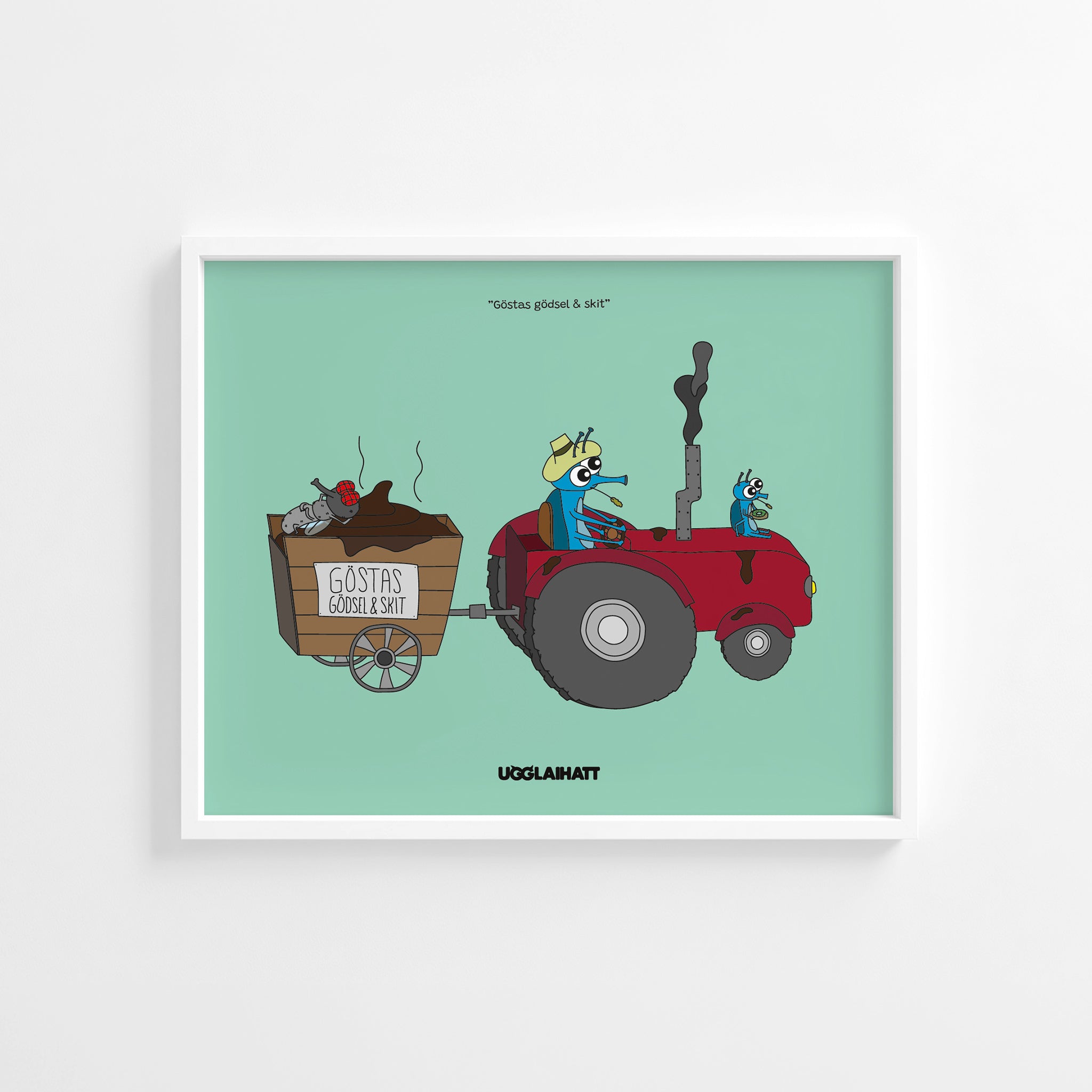 Poster 50x40 | Göstas gödsel & skit