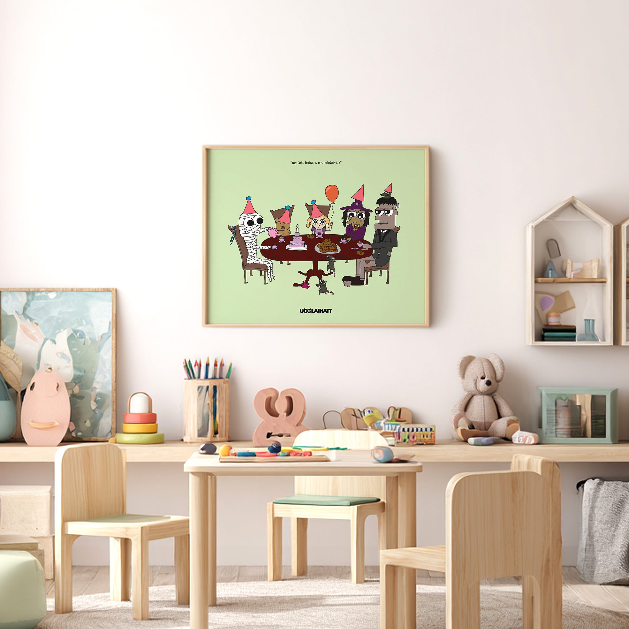 Poster 50x40 | Kaffet, kakan, mumielakan