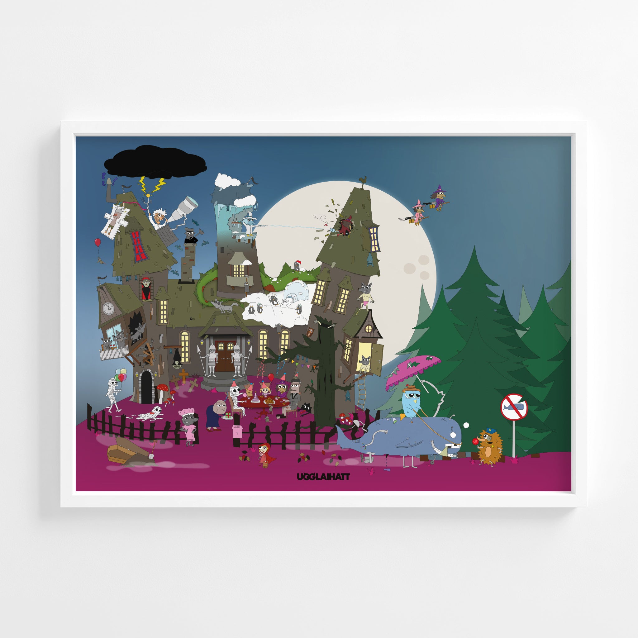 Poster 70x50 | Spöklöst Spökhus