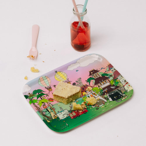 Bricka 27x20 cm | Banankungens profetia