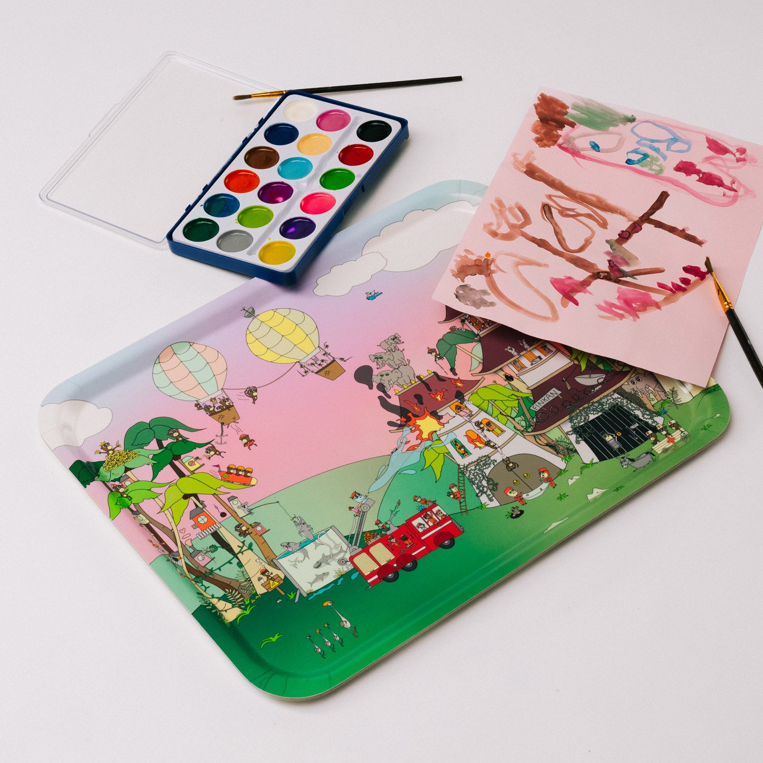 Bricka 43x33 cm | Banankungens profetia